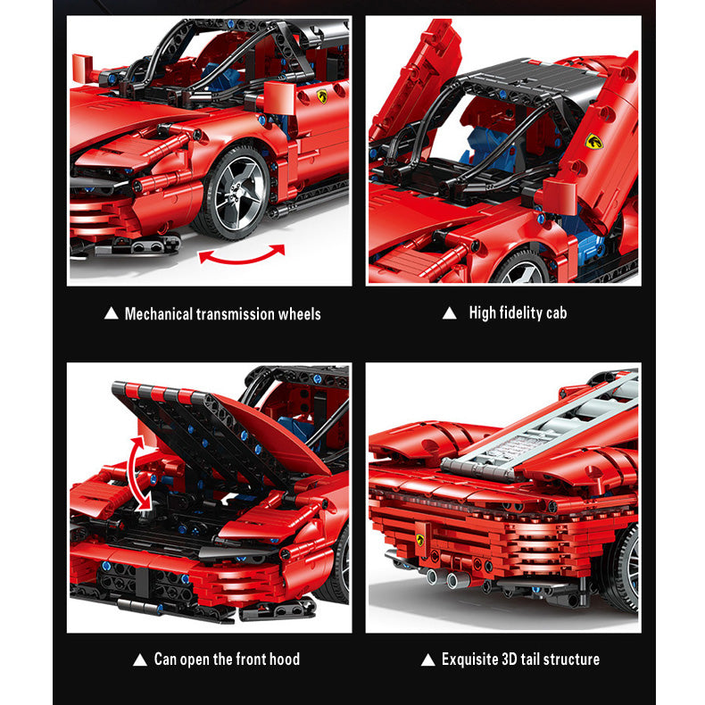 1: 12 Ferrari Assembled Sports Car Set
