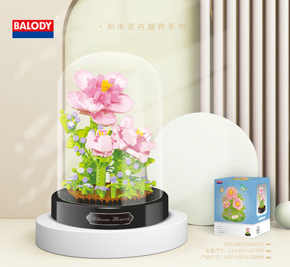 Balody Building Blocks Eternal Flower Micro Particle Assembly Creative Toy Decoration Valentine's Day Gift