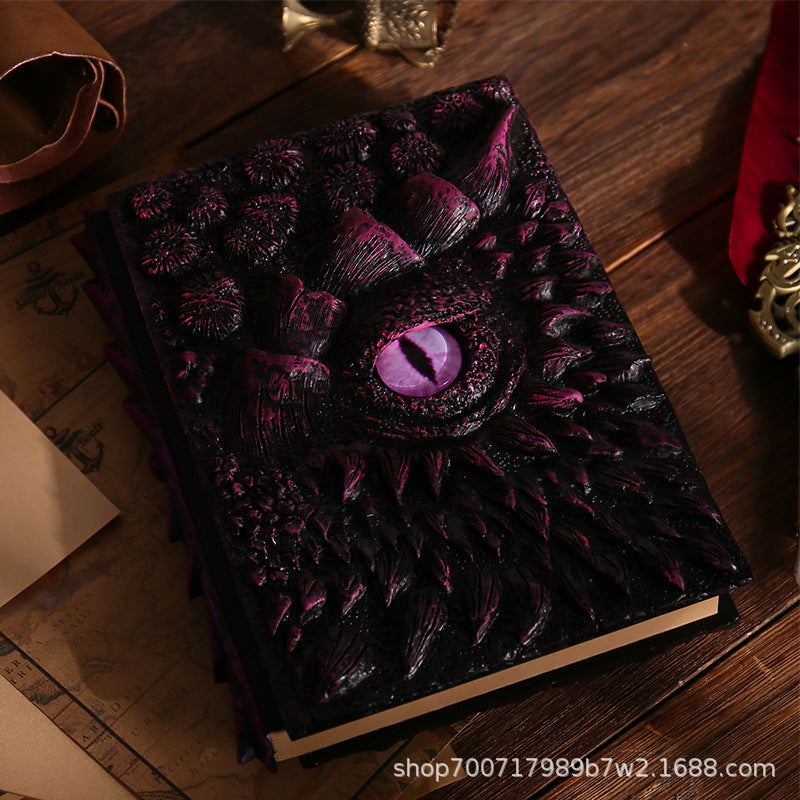 Embossed Longan Notebook Home Decoration Resin Ornament Crafts Dragon Eye Notebook